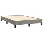 Boxspringbett 3017268-8 Hellgrau - 123 x 193 cm