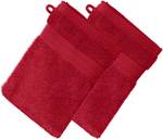 Waschhandschuh 2er-Pack 1168 Rot