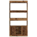 Highboard DE4274 Braun - Holzwerkstoff - 33 x 180 x 92 cm