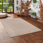 Hochflor Velours Teppich Luna Taupe - 80 x 400 cm