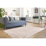 Tapis moderne en soie de bambou UPTOWN Beige - 80 x 150 cm