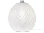 Lampe de table CADENA Beige - Noir - Blanc - Céramique - 12 x 42 x 21 cm