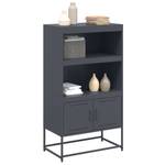 Highboard DE3046 Grau - Metall - 39 x 124 x 69 cm