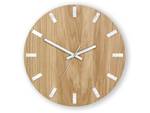 Wanduhr Simple Braun - Holzwerkstoff - 33 x 33 x 4 cm