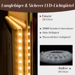 Wandspiegel LED Badspiegel Silber - Glas - 4 x 50 x 70 cm