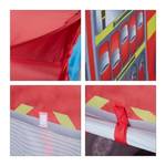Spielzelt Feuerwehr für Kinder Blau - Rot - Gelb - Metall - Textil - 70 x 70 x 110 cm