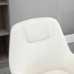 Bürostuhl mit Rollen 921-604V00CW Weiß - Textil - 66 x 97 x 65 cm