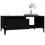 Couchtisch DE395 Schwarz - Holzwerkstoff - 50 x 37 x 90 cm