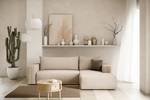 Ecksofa Serole L Beige