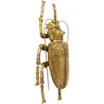 Wandschmuck Longicorn Beetle Gold - Kunststoff - 15 x 27 x 7 cm