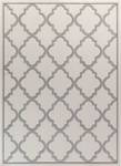 Vintage Orient Kurzflorteppich CODY Grau - Weiß - Kunststoff - Textil - 160 x 1 x 213 cm