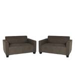 Sofa-Garnitur Moncalieri (2er-Set) Braun