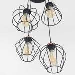 Lustre suspension GALAXY Noir - Cuivre - 46 x 95 x 46 cm - Nb d'ampoules : 4