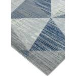 Tapis de salon moderne design BLOCKS Bleu - 160 x 230 cm