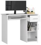 Bureau d'ordinateur PIN Blanc