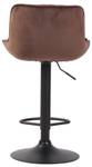 Tabouret de bar Lentini Lot de 2 Marron