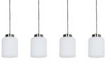 Lampe suspension CAUDELO Noir - Blanc - Métal - 80 x 110 x 14 cm