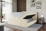 Boxspringbett EDITA-Z Ecru - Breite: 120 cm - H3