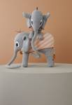 Peluche gris Gris - Textile - 16 x 36 x 35 cm