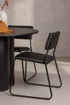 Essgruppe Olivia 13 (5-teilig) Schwarz - Massivholz - 110 x 75 x 110 cm