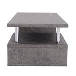 Table basse avec LED Epiméthée Ⅴ Gris - Bois manufacturé - Métal - 110 x 40 x 55 cm