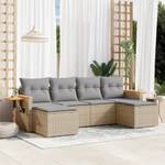 Gartensitzgruppe K4425(6-tlg) Beige - Massivholz - 69 x 62 x 55 cm