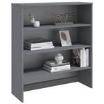 Highboard-Oberteil DE5341 Grau - Massivholz - 30 x 100 x 90 cm