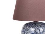 Lampe de table NEIRA Bleu - Marron - Blanc - Porcelaine - 35 x 46 x 35 cm