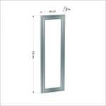 Spiegel Smoot 40x105cm Silber Silber - Glas - 40 x 105 x 2 cm