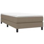 Cadre de lit 3016024-1 Noir - Taupe - Largeur : 90 cm