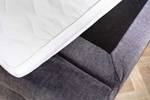 Boxspringbett SIGNUM Grau - Textil - 182 x 120 x 233 cm