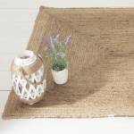 Teppich rechteckig Beige