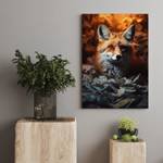 Leinwandbild Fox Money 70 x 105 cm