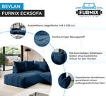 Ecksofa BEYLAN Nachtblau