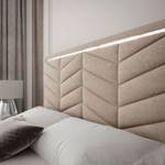 Polsterbett AURORA II 120x200 Boston 18 Beige - Breite: 120 cm