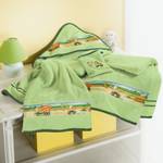 Kinder-Waschhandschuh 2er-Pack 51296 Grün - Textil - 15 x 1 x 21 cm