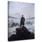 Wandbilder Wanderer Nebelmeer auf dem