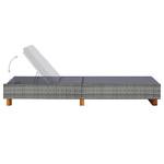 Chaise longue Gris