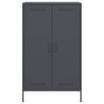 Highboard DE3852 Grau - Metall - 39 x 113 x 68 cm