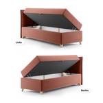 Boxspringbett Einzelbett Martines Mini Rot - Breite: 80 cm