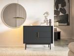 Sideboard Kreta Schwarz - 104 x 82 cm