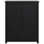 Highboard DE6993 Schwarz - Massivholz - 42 x 100 x 83 cm