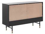 Buffet ADANTE Noir - Doré - Bois manufacturé - 120 x 82 x 40 cm