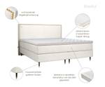 Boxspringbett BLISSFUL Graphit - Breite: 180 cm