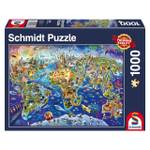 Welt Puzzle Die Teile 1000 entdecken