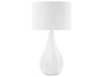 Lampe de table SANTEE Beige - Blanc crème - Blanc