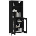 Highboard DE3093 Schwarz - Holzwerkstoff - 34 x 180 x 70 cm