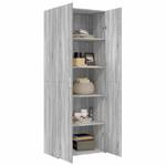 Highboard DE4062 Grau - Holzwerkstoff - 43 x 185 x 70 cm