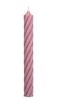 Stabkerze Twist antikrosa 250/28 Pink - Wachs - 3 x 25 x 3 cm