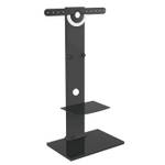 TV-Standfuß LUMM602 Schwarz - Massivholz - Holz teilmassiv - 60 x 124 x 40 cm